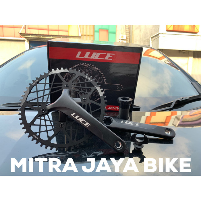 CRANK SET LUCE CS-J717-TT SINGLE 56T ALLOY 7075