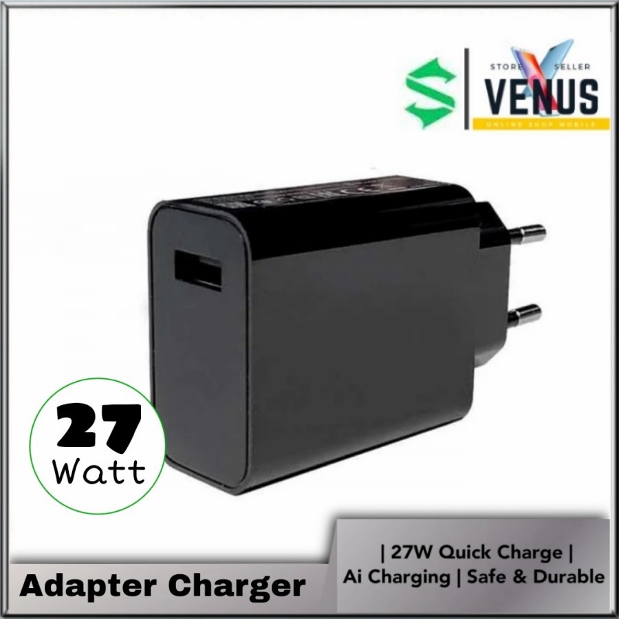 Black Shark 27W Adaptor Quick Charger Adapter - Kepala Charger Blackshark