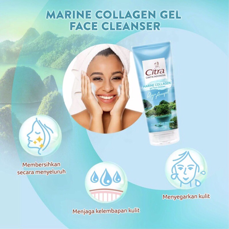 Citra Marine Collagen Gel Face Cleanser [90 g]