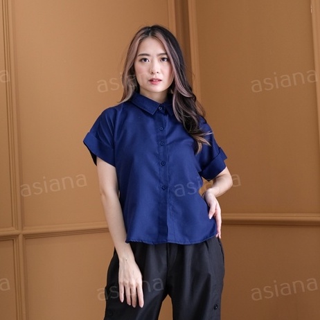 ASIANA Kemeja Wanita / Kemeja Polos / Kemeja Oversize / Kemeja Korea / LILY