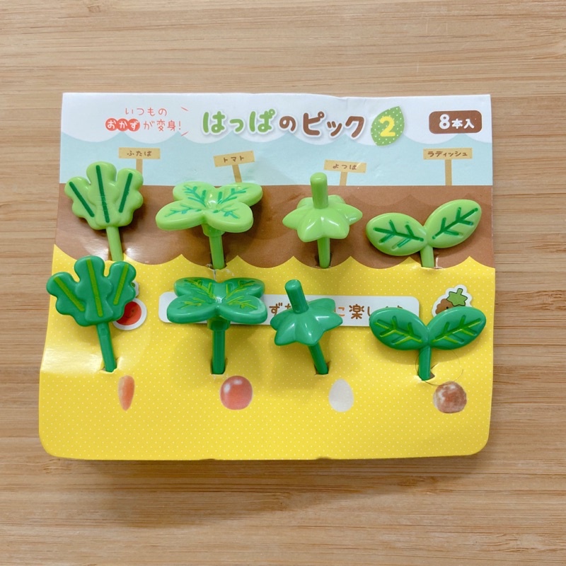 Tusukan Bento Daun Hijau Clover Green Plant Kaktus Shape Shaped Bentuk Garpu Tusuk Tusukan Buah Makanan Japanese Bento Fruit Forks Food Pick Forks Tusukan Bento Daun premium