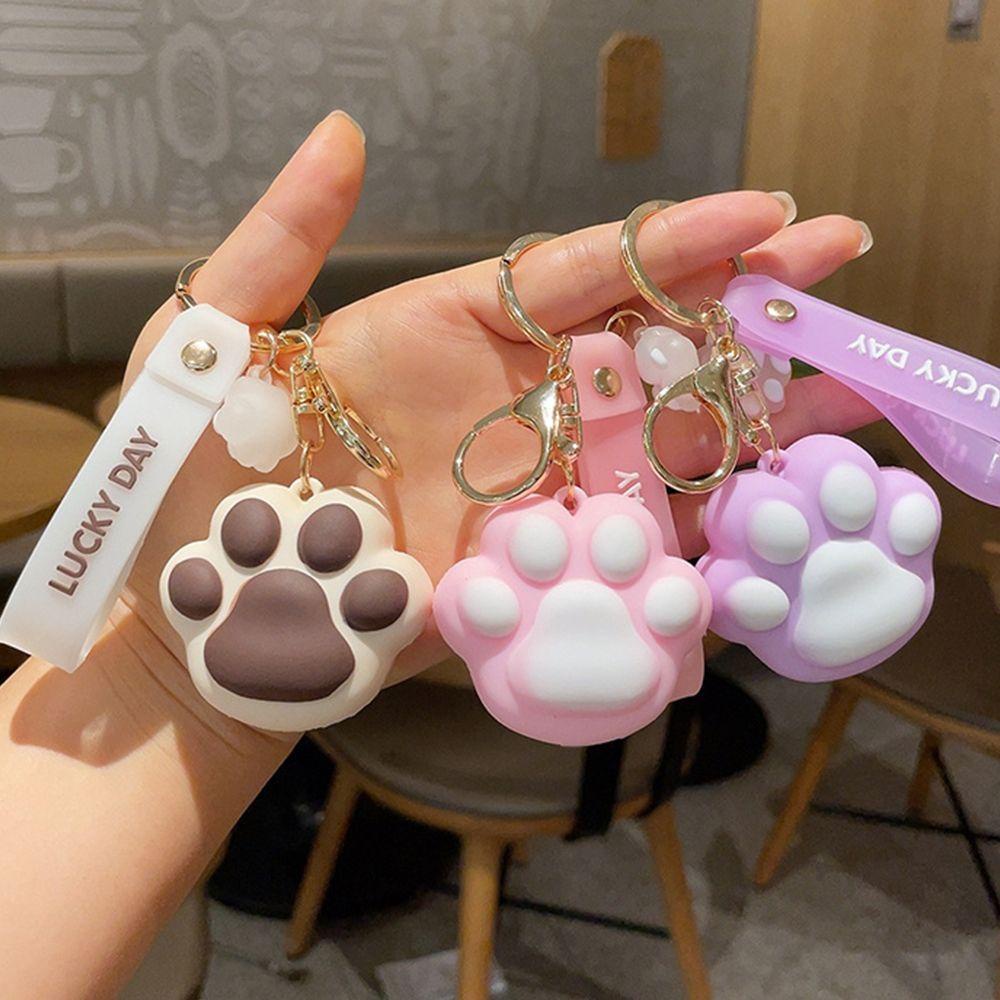 Augustina Gantungan Kunci Mobil / Tas Wanita Desain Unik Warna-Warni Gaya Korea