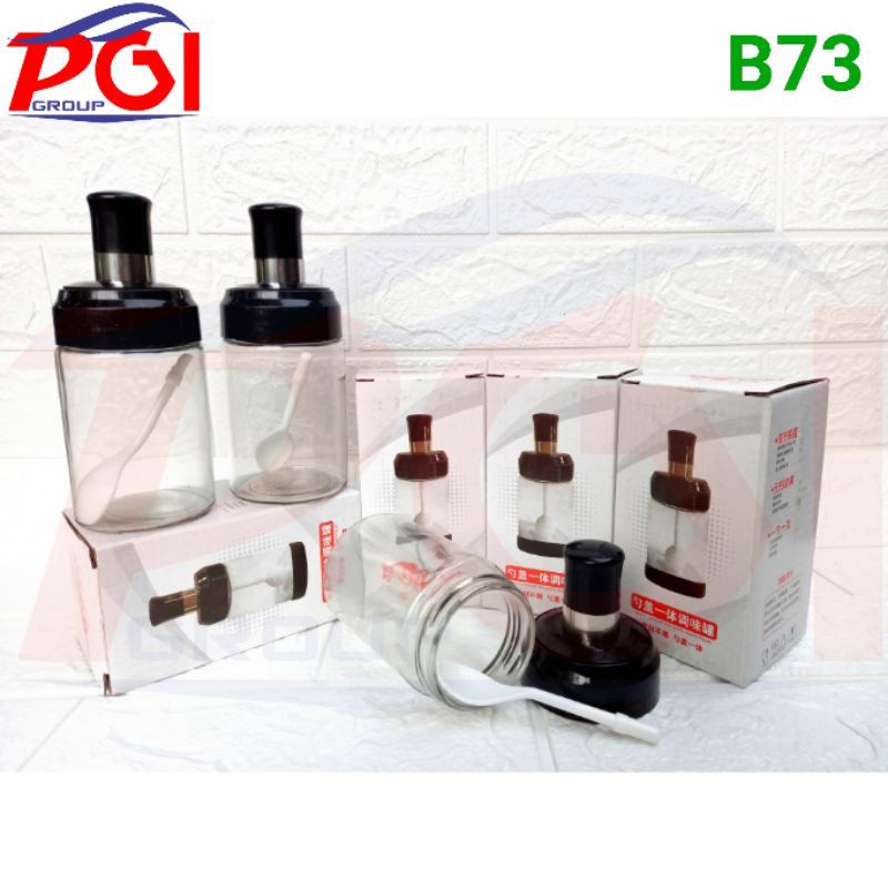 B ( B73 ) BOTOL WADAH BUMBU GARAM, MINYAK, SAOS, TOPLES PENYIMPANAN BUMBU