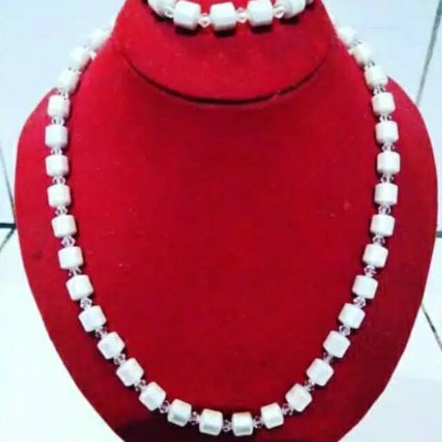 Kalung kesehatan bio magnet putih