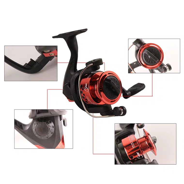 HAIYI FISHING Spinning Fishing Reel Max Drag 3kg Pancing Murah Harga Rell Spinning Reel Fishing Reel Murah Bisa Grosir Fishing Wheel Fishing Gear Fishing Tool Fishing line Peralatan Memancing Anak-anak Mainan Anak-anak
