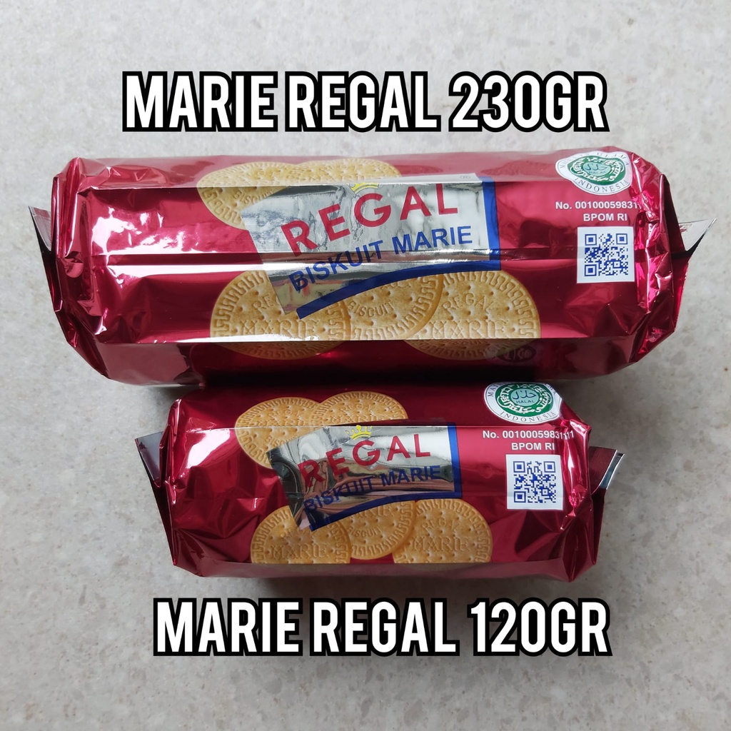 

Marie Biscuits Regal Biskuit Regal 230gr Biskuit Marie Regal 120gram