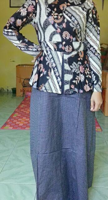 Gamis Muslim Fashion – Gamis Batik Wanita 392