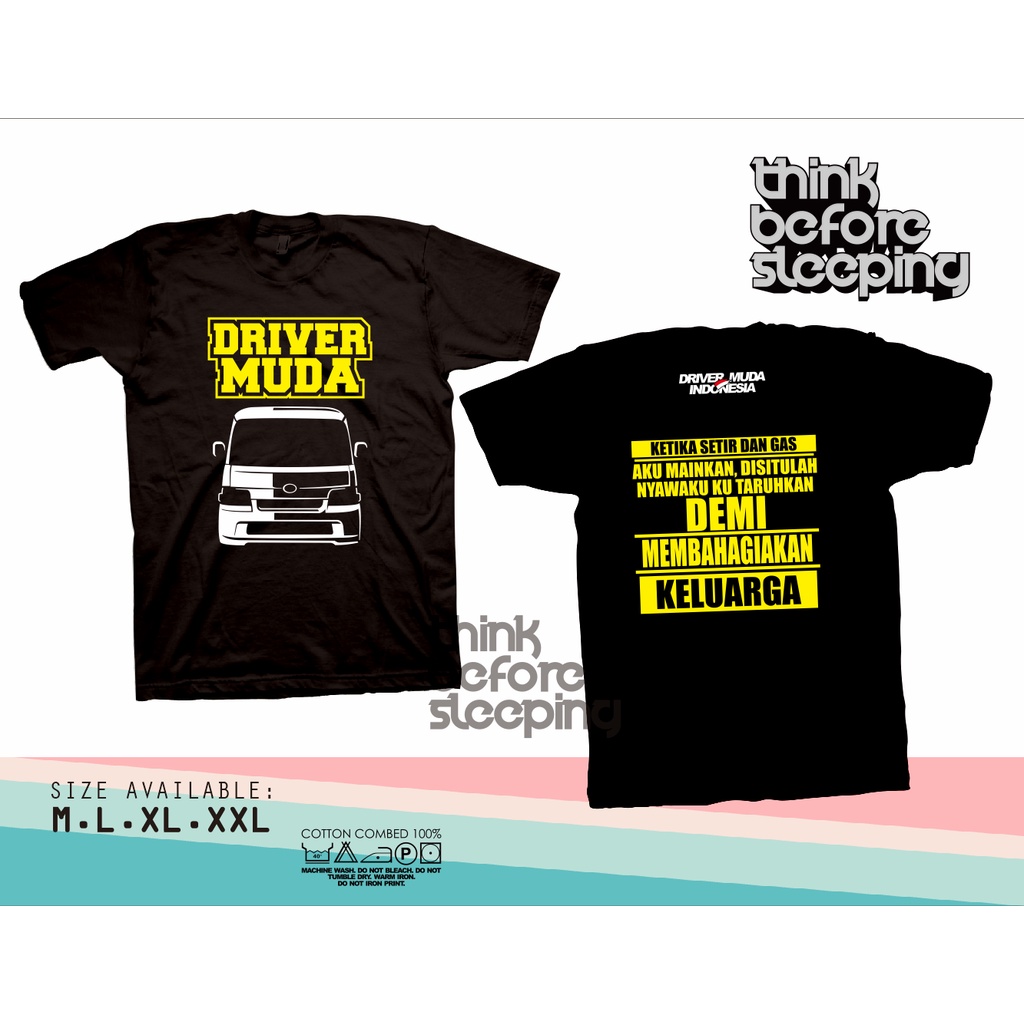 Kaos Baju Driver Muda Indonesia Grandmax - DEMIGOD.ID