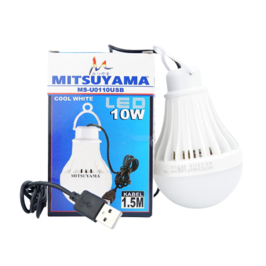 LAMPU KABEL USB 10 WATT MITSUYAMA LAMP EMERGENCY CABLE BOHLAM USB