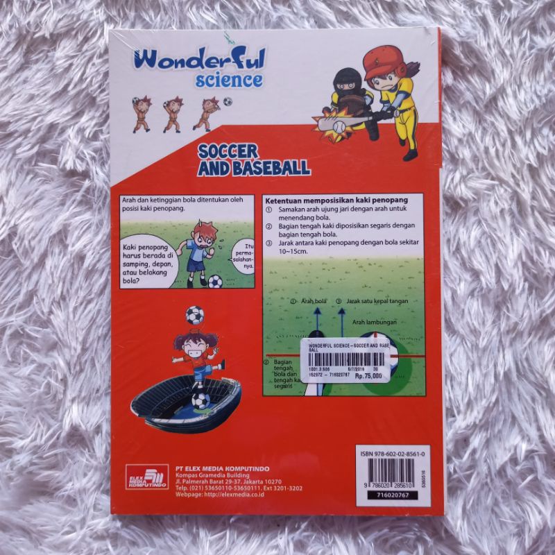 Science Comic - Wonderful Science - Buku Educomics Anak - Soccer And Baseball