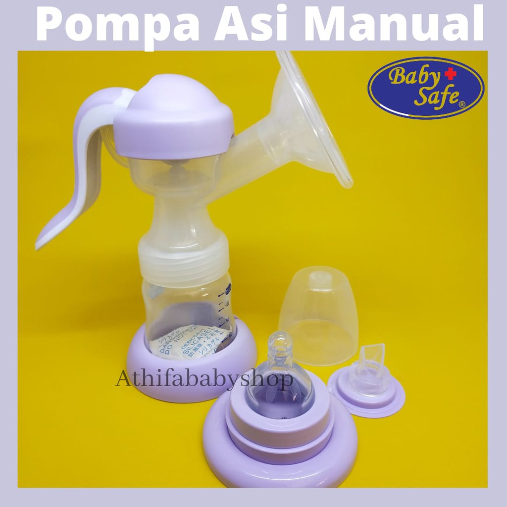 Alat pompa asi payudara susu perah bayi BabySafe Breast Pump Manual ( non Elektrik )