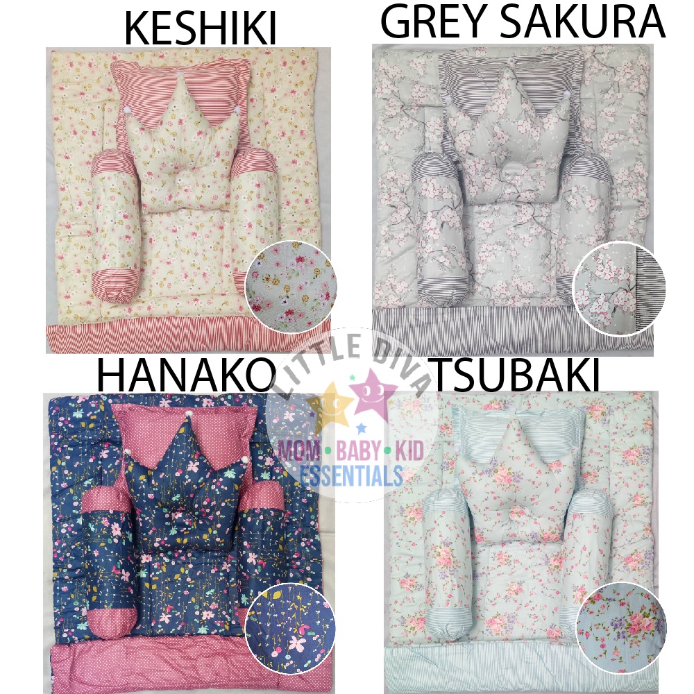 Bedcover Bayi KATUN JEPANG Sarung Lepas Selimut Bantal Crown Mahkota Guling Alas Tidur b3 akachan jp Bedset Bedcover Halus Lembut Eksklusif Kado Bayi Lahir Lahiran Newborn Bagus