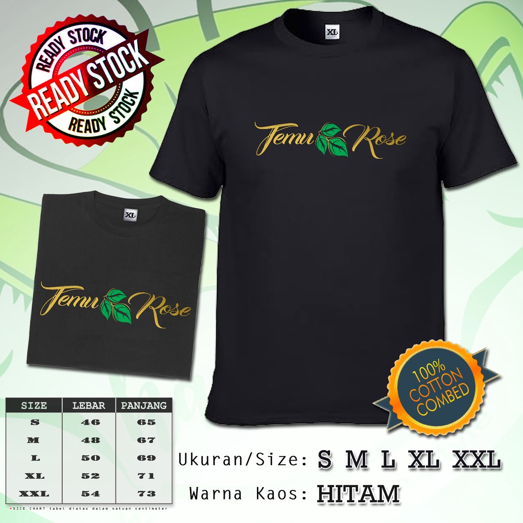 Kaos Temu Rose - Emas (simple edition)