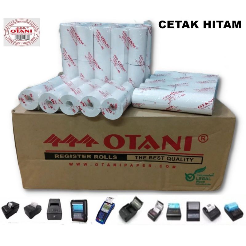 

kertas edc brilink 57x31mm, harga murah meriah