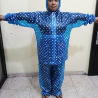 Jas Hujan Jaket Celana Elmondo 927 Polkadot