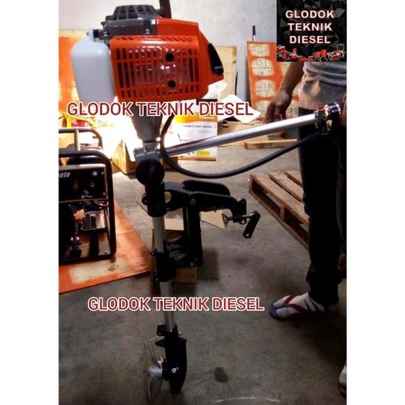 Promo Mesin Tempel 3Hp Yamamoto Outboard Mesin Perahu Bensin Campur 2