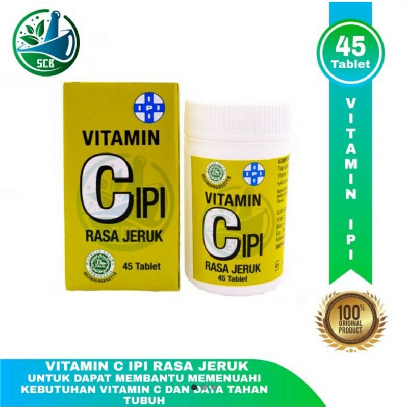 Vitamin Ipi C Isi 45 Tablet - Memenuhi kebutuhan Vitamin