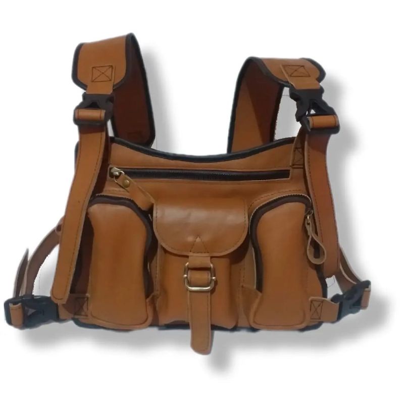 Chest Bag Tas Dada Kulit Asli Full Up Pria Weistbag Tas selempang