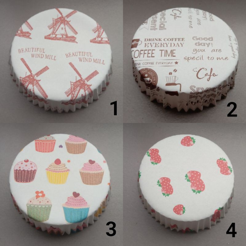 (8 x 3) Paper cup cake bulat Medium 200 pcs