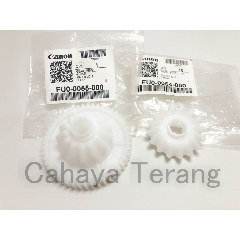 Gear Bevel FU0-0055 dan FU0-0054 Mesin Fotocopy Canon IRA6065 6365 Ori