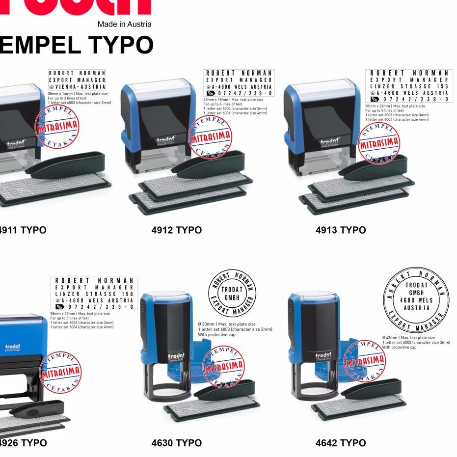 

Ready.stock⭐ QSN.BQ Stempel Typo / Bongkar pasang Merk TrodatW ♀ Paling Popular