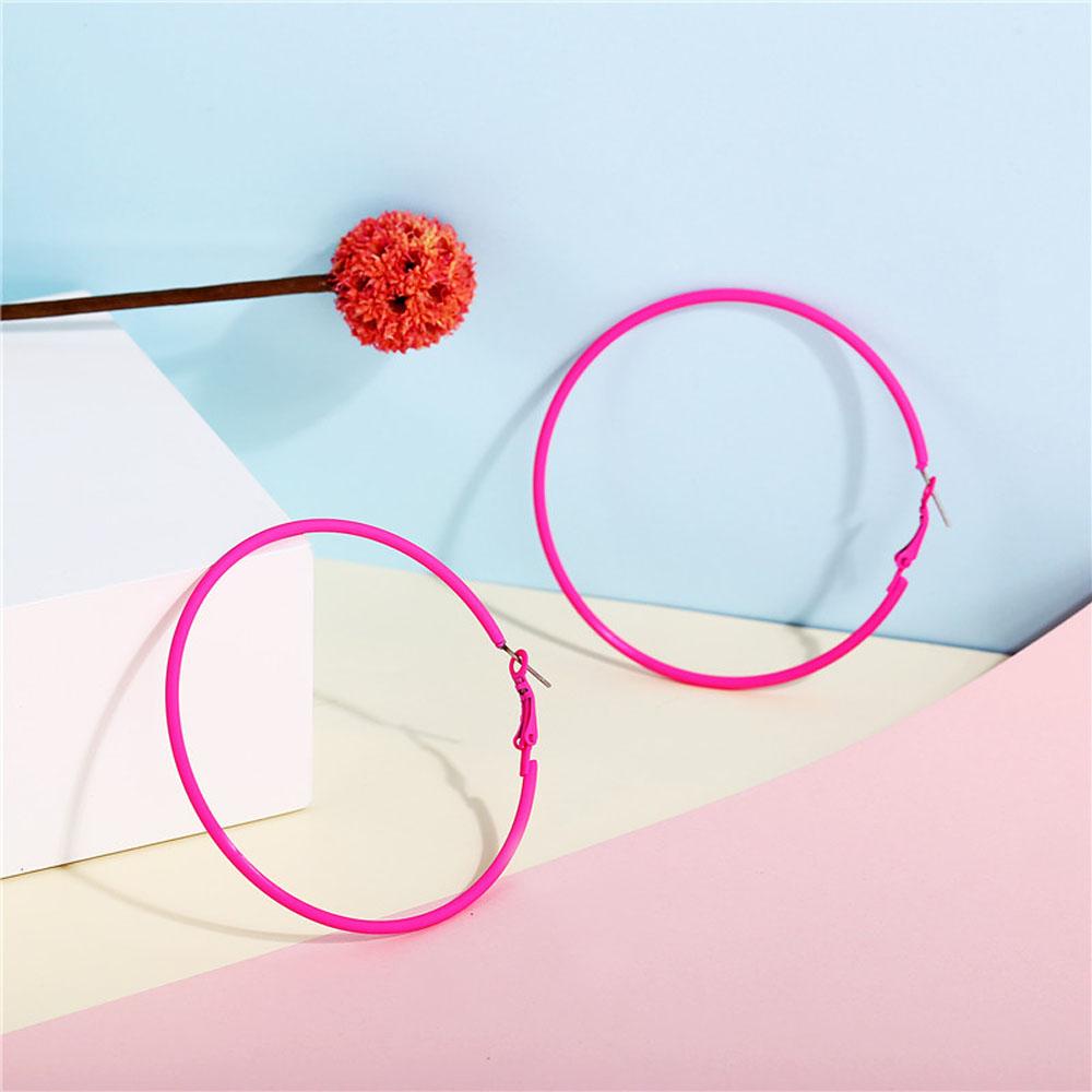 Mxbeauty Anting Hoop Sexy Klasik Diameter 6CM Wanita Lingkaran Besar Perhiasan Pernikahan