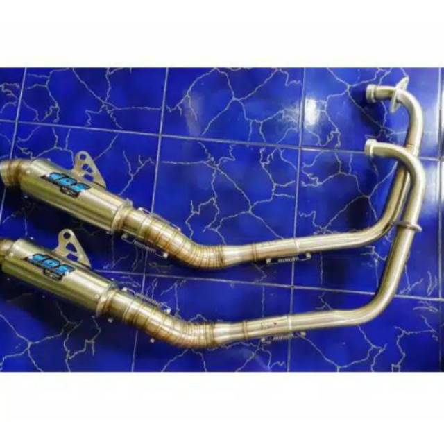 Knalpot kolong dos klx fulset