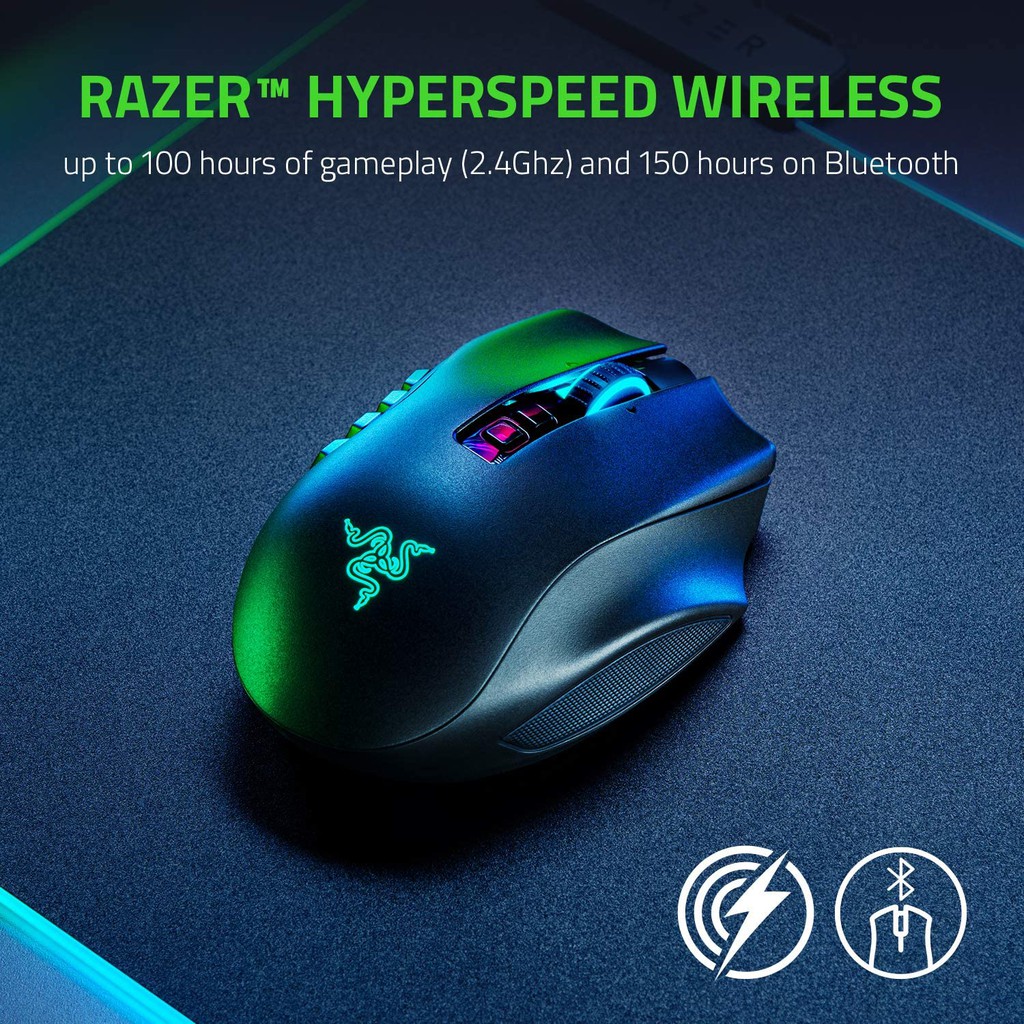 Razer Naga Pro Modular Wireless with Swappable Side Plates - Gaming Mouse