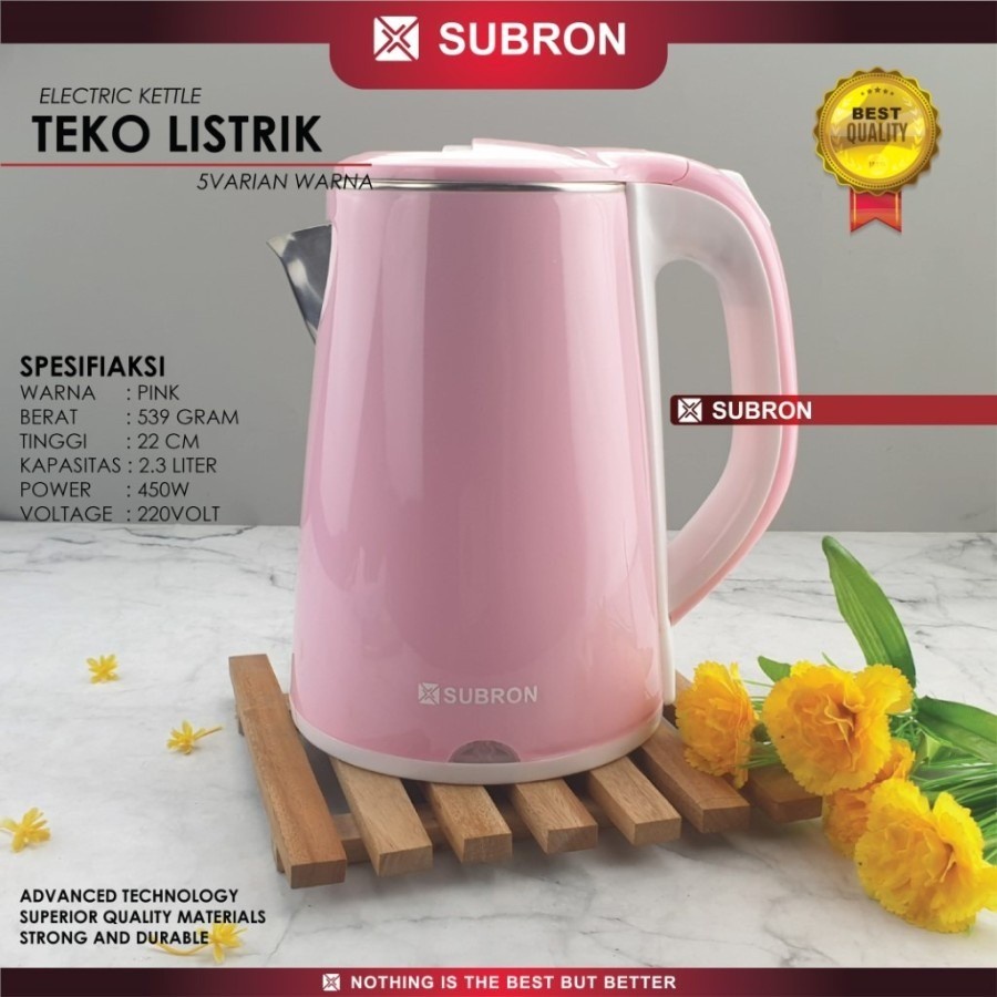 Subron Teko Listrik Subron 2 Liter Electric Kettle Subron EK-2.0 Teko Warna