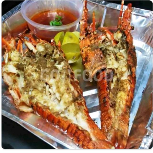 

Grilled lobster rawit kecap