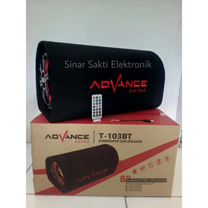 Speaker Advance T103BT Aktif Bluetooth Multimedia USB Mobil T103 BT Bisa Colok Mic Karaoke