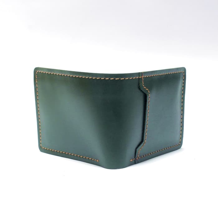 Dompet Pria Kulit Asli Bifold Model Saku Diluar