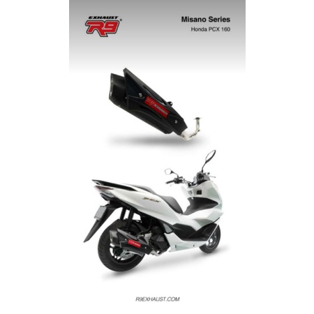 KNALPOT R9 MISANO SERIES PCX 160/VARIO 160