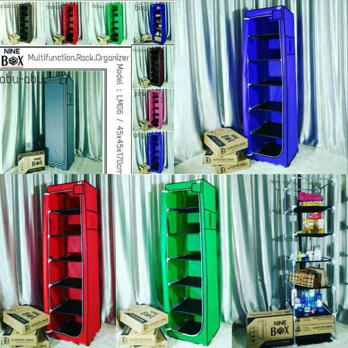 Lemari Tas-Helm dan Rak Tas dan Helm Portable Lm 06