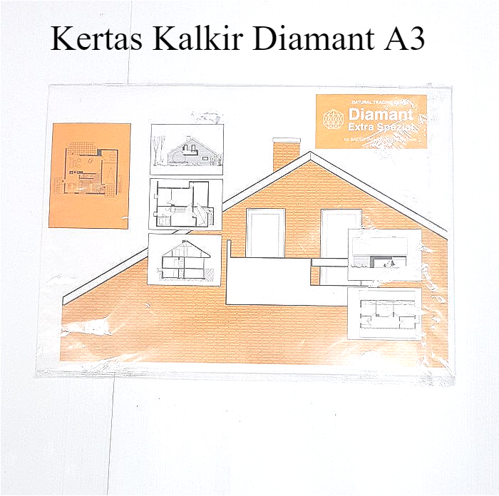 

KALKIR DIAMANT 80/85 - A3 POLOS (50 lembar) | KERTAS KALKIR