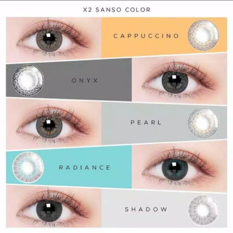 Softlens X2 SANSO PEARL MINUS -0.50 S.D -10.00