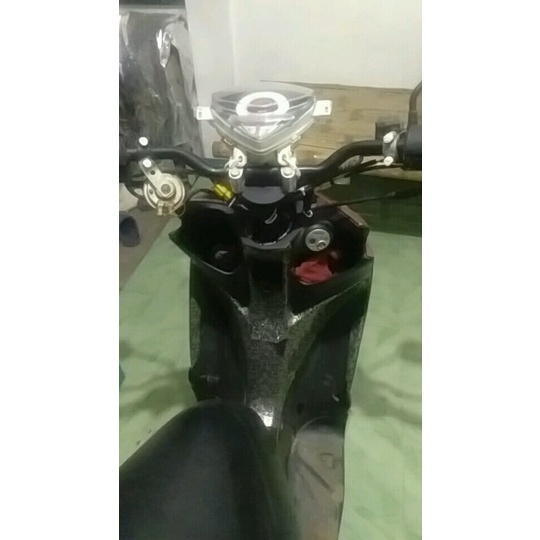 Adaptor Dudukan Stang Motor Matic Bebek Yamaha Mio S Z M3 All New Soul GT Fino Jupiter Z Mx Xeon Gear 125 FreeGo S ABS Fazzio Hybrid X-Ride Model Stir Setang Trail Trondol Drag Racing Road Race Stang RZR Supermoto