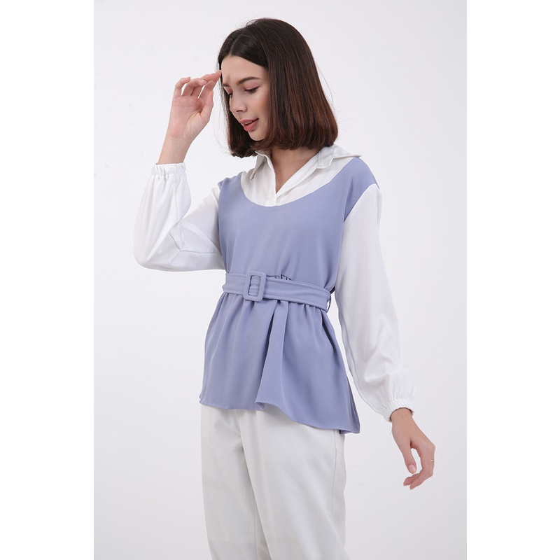 Berrybenka - Atasan Blouse Wanita Sofia Mulidia Tops-2