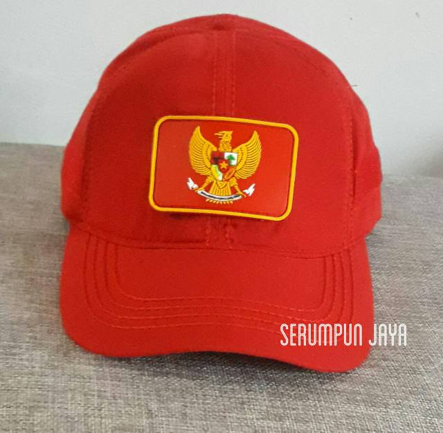 TOPI GARUDA - TOPI GARUDA VELCRO MERAH