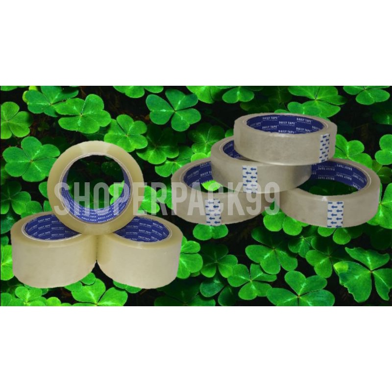 

Dayli Tape Lakban bening Clear 12x72 Yard