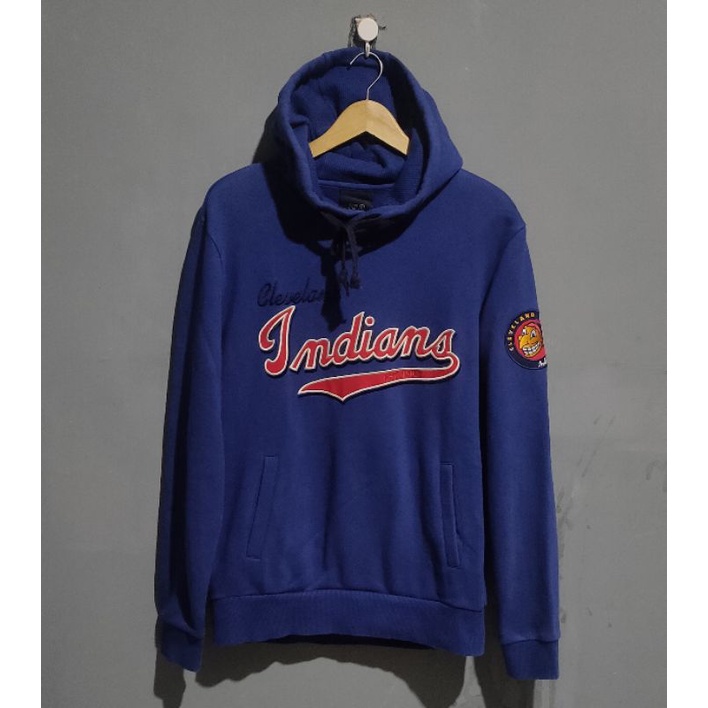 HOODIE MLB INDIANS ORIGINAL SECOND MURAH
