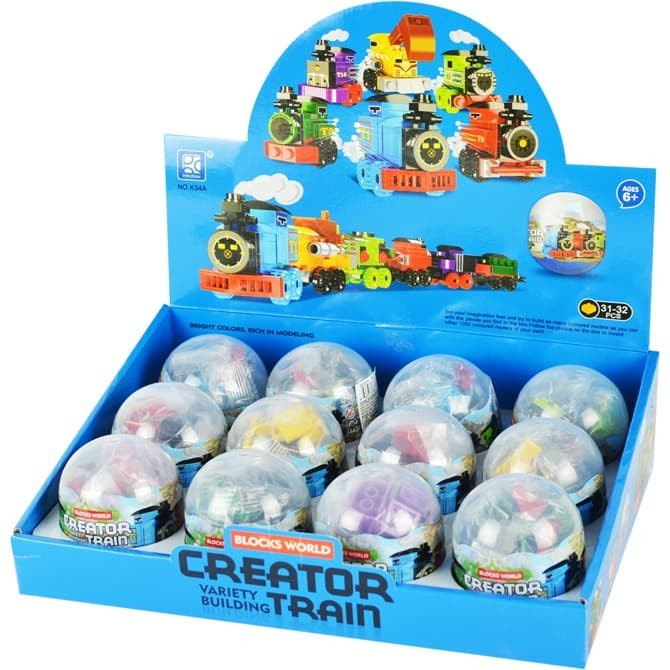 Creator Series DIY Block Toy Train (12 pcs)