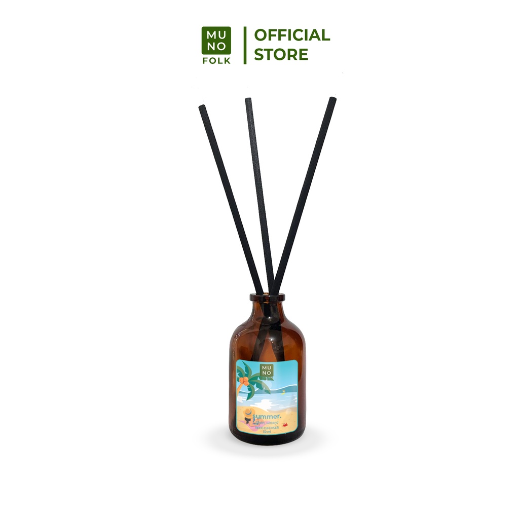 Muno Folk - Reed Diffuser 50ml I Pengharum ruangan aromaterapi-Summer