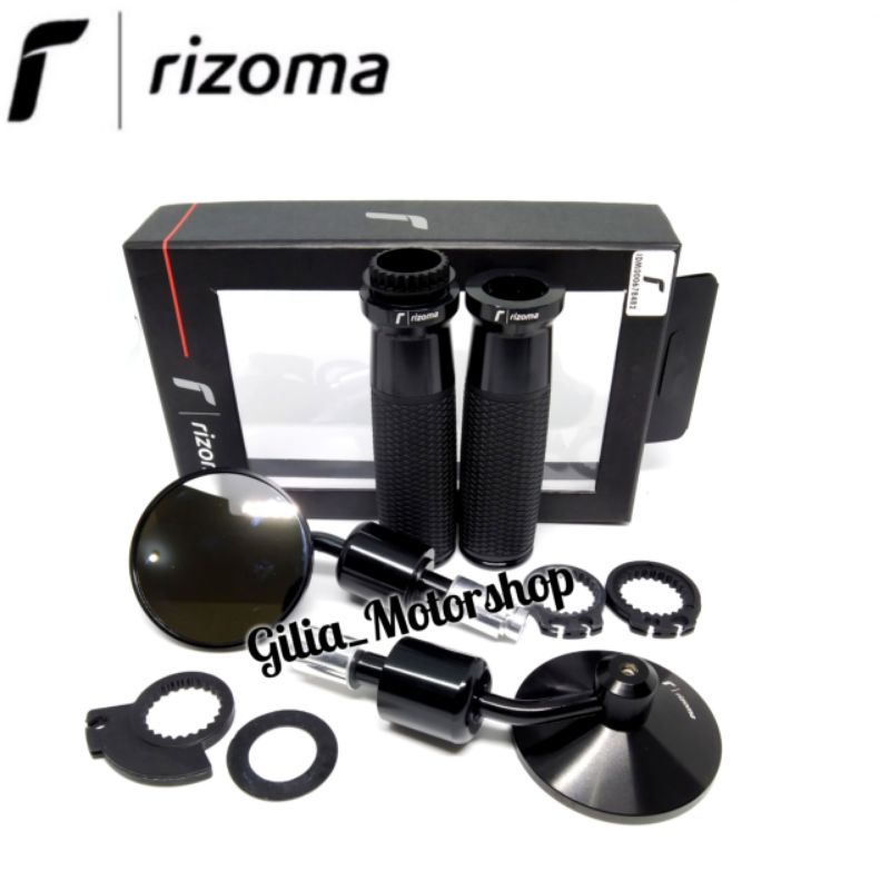 Handgrip Handfat Rizoma Urlo Full Cnc Plus Spion Jalu Bar End Oberon Rizoma Vespa Nmax Pcx Universal