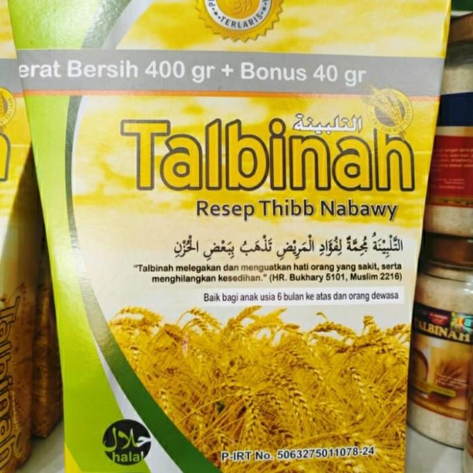 

talbinah resep Thibb nabawy 400gr+40 gr tepung gandum 100% original