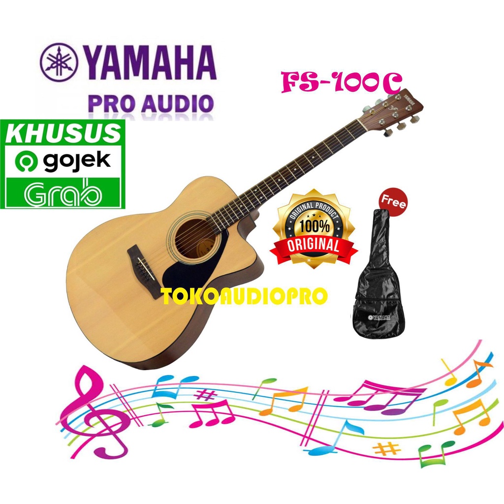 Yamaha FS100C Acoustic Guitars Gitar AkustiK Original