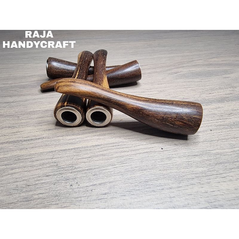 Once Pipa Rokok Kayu Gaharu Wangi Asli Kalimantan Model Mini Kualitas premium