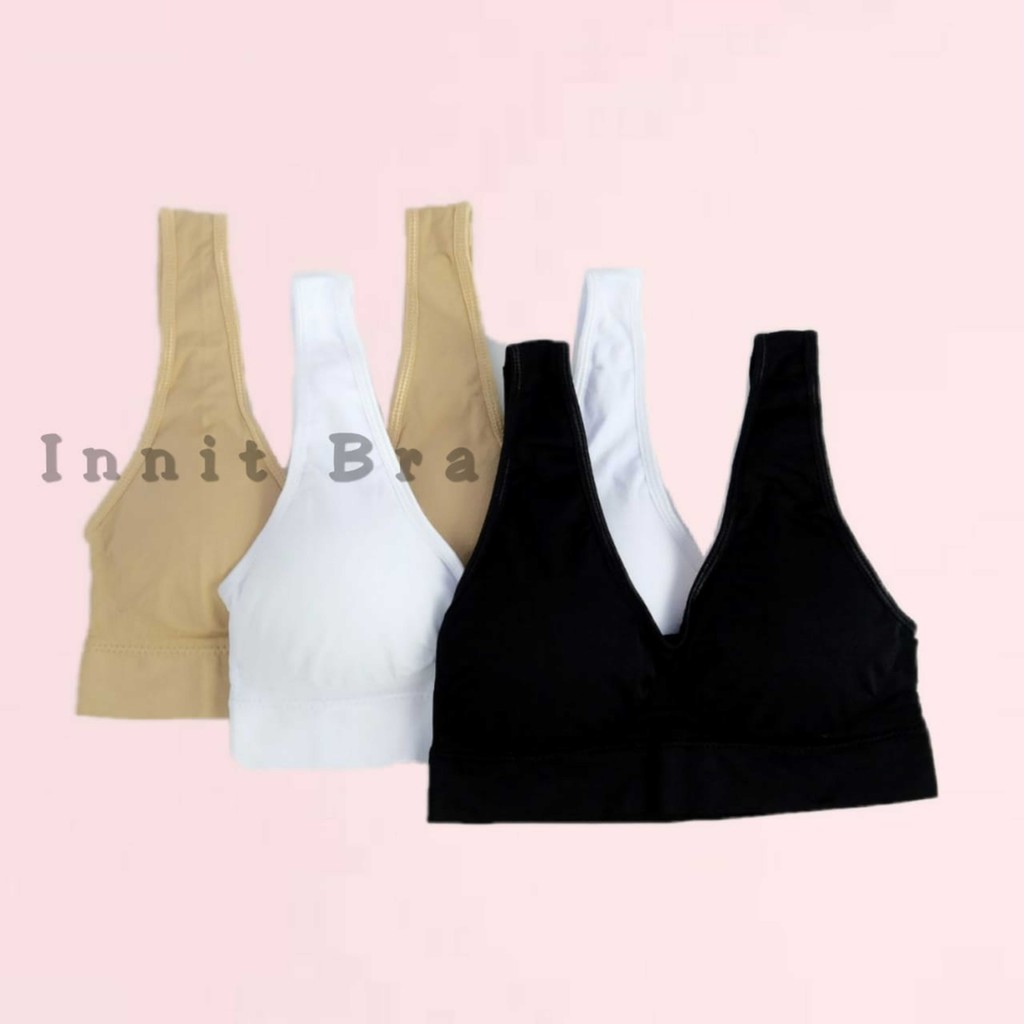 INNIT BRA CLASSIC - 3pcs bra tanpa kawat