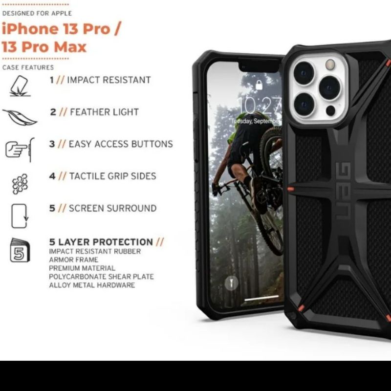  IPHONE 13 PRO 13 13 PRO MAX 12 PRO MAX Silikon Case UAG Robot Kevlar Protection Armor