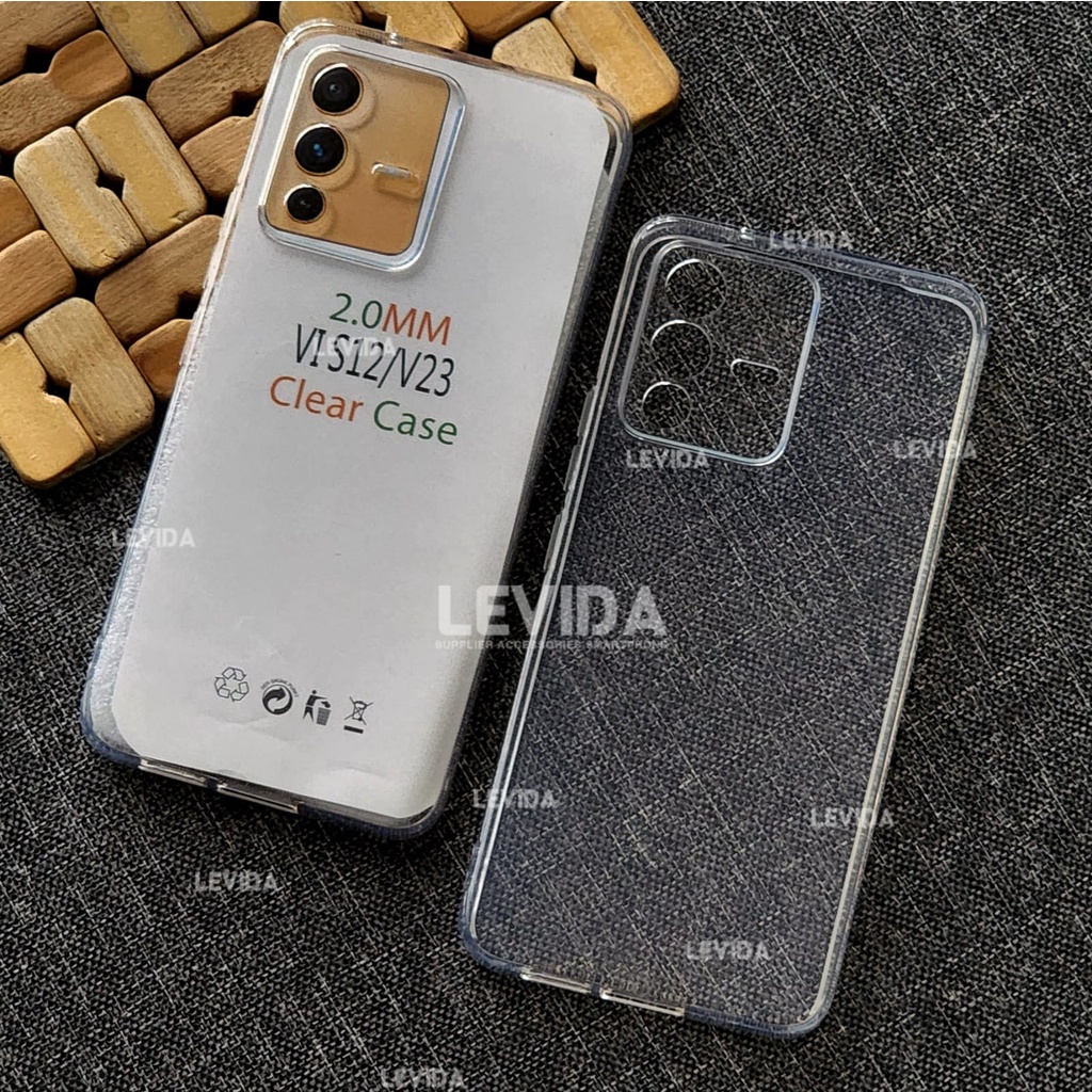 CC- Case SOFTCASE CASING Vivo V23 5G Softcase Clear Hd 2.0MM Case Bening Case Vivo V23 5G